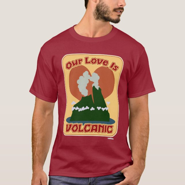 Hawaii Drôle Lava Drôle Dessin Moto Voyage T-Shirt (Devant)