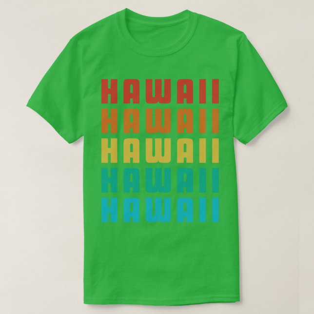 Hawaii Five Retro TShirt (Design devant)