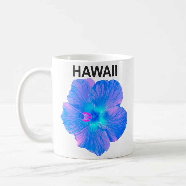 Hawaii Hibiscus Café Mug (Gauche)