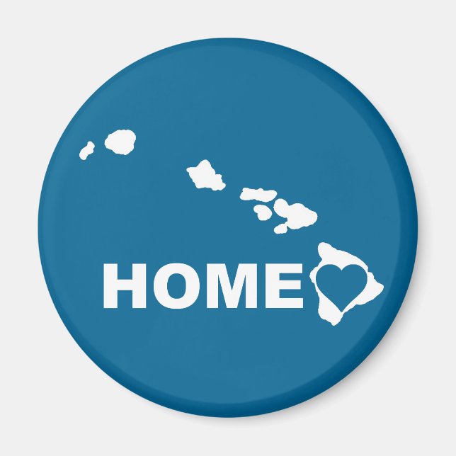 Hawaii Maison Loin De L'État Funny Fridge Magnet (Devant)