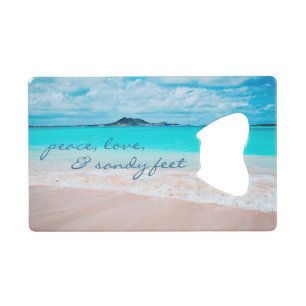 Hawaii Plage Tropicale Paix Amour Pieds Sablonneux