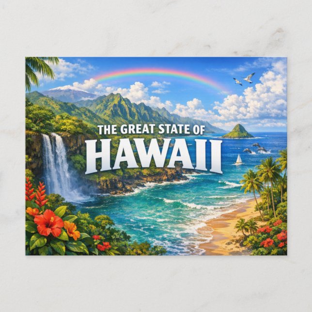 Hawaii Salutations De Carte Postale  (Devant)