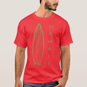 Hawaii Standing Surfboard TShirt