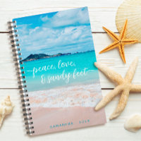 Hawaii Tropical Beach Photo Peace Love Sandy Feet