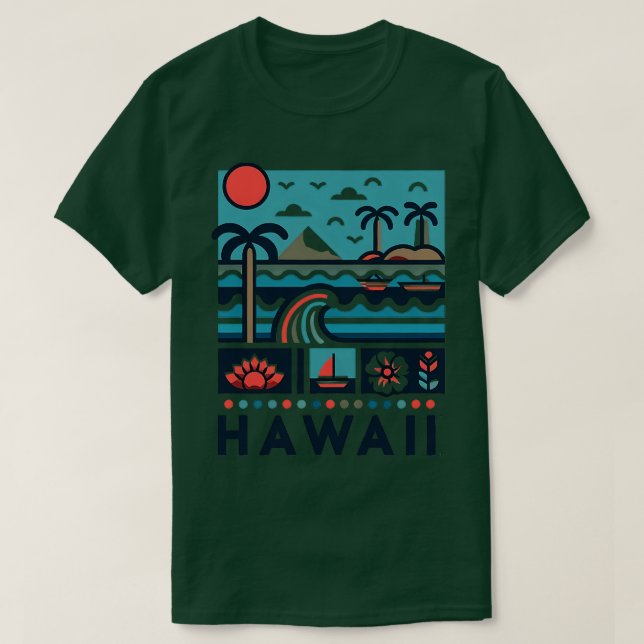 Hawaii TShirt 11 (Design devant)