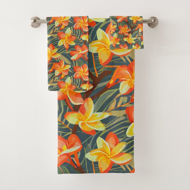 Hawaiian Aloha imprimer Motif tropical (En situation)