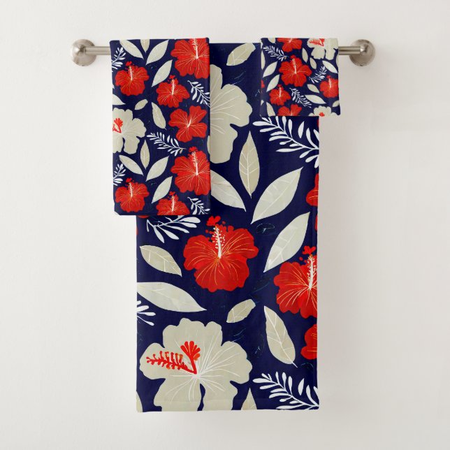 Hawaiian Aloha imprimer Motif tropical (En situation)