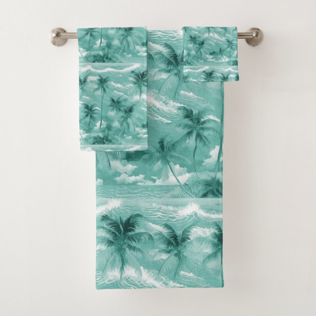 Hawaiian Aloha imprimer Motif tropical (En situation)