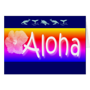 Hawaiian Aloha salutations