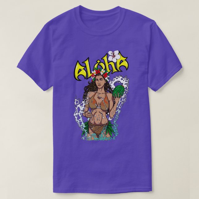 Hawaiian Femme TShirt (Design devant)