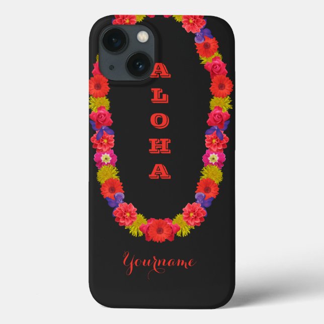 Hawaiian Lei coques personnalisés (Verso)