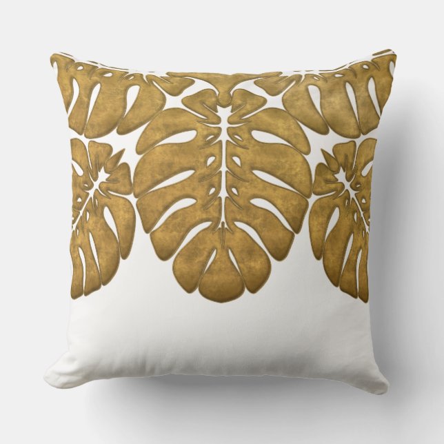 HAWAIIAN QUILT COUSSIN - monstère Jeu d'oreiller (Recto)