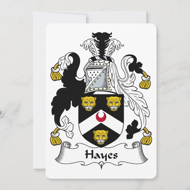 Hayes Family Crest (Devant)