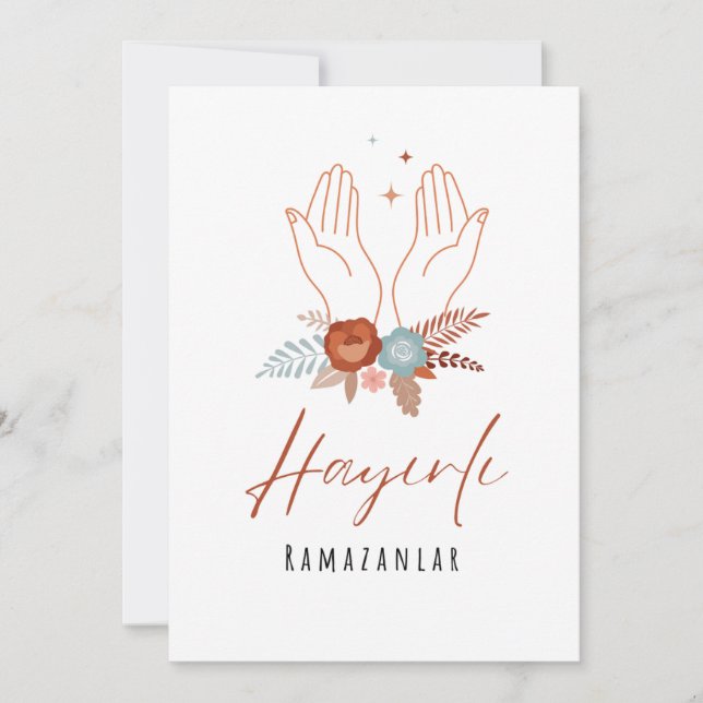 Hayırlı Ramazanlar Carte Ramadan (Devant)