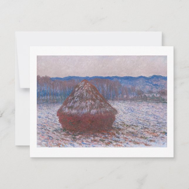 "HAYSTACKS" 1890-1891 CLAUDE MONET POSTCARD (Devant)