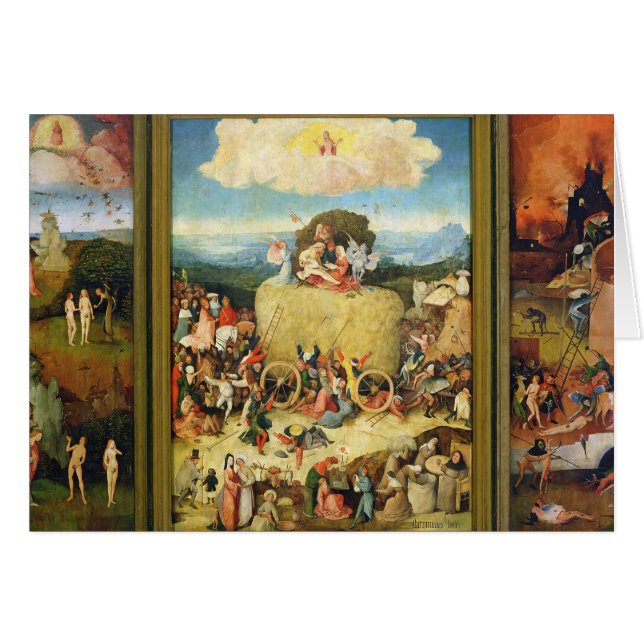 Haywain, 1515 (Devant horizontal)
