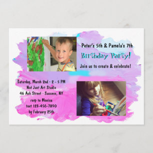 Haze Créer Et Célébrer Une Invitation Photo