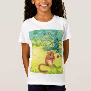Hazel Dormouse Manger Wild Strawberry T-Shirt