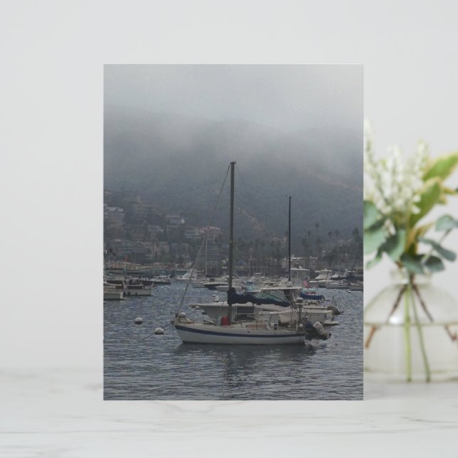 Hazy Sailing Day Scrapbook Paper (Debout devant)