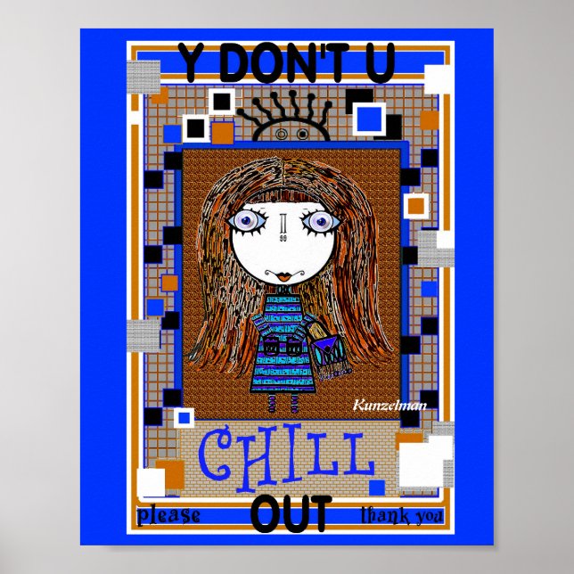 HBM POSTER CHILL (Devant)