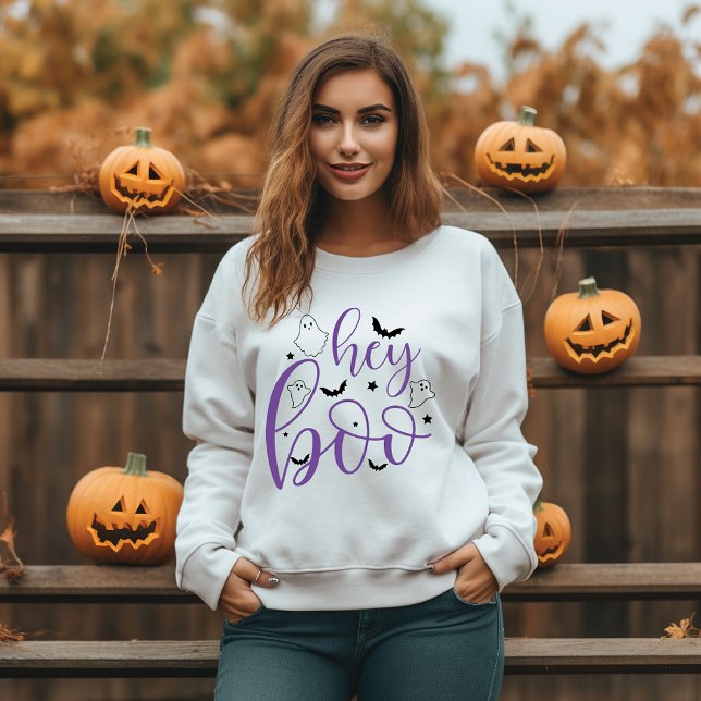 Hé Boo ! Sweatshirt (Créateur téléchargé)