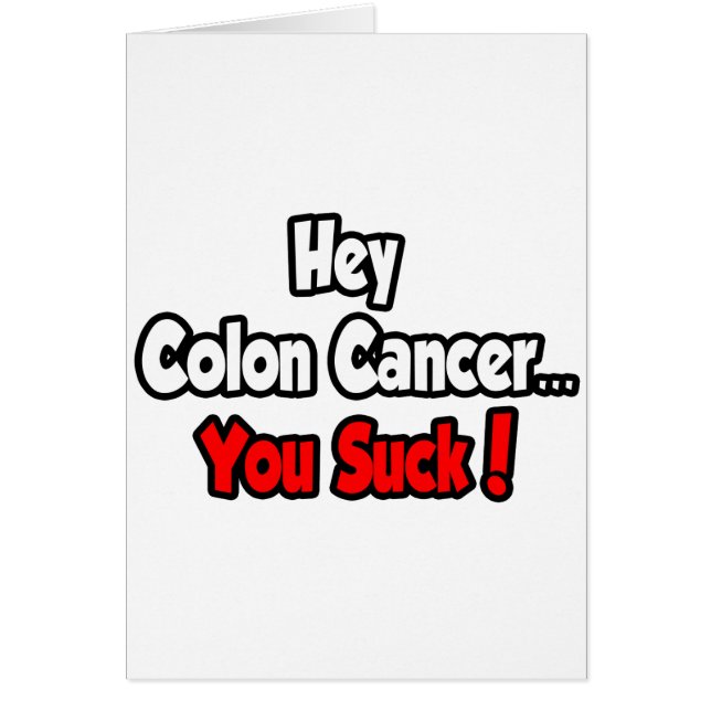 Hé, Colon Cancer... Vous Pouvez Chanter ! (Devant)