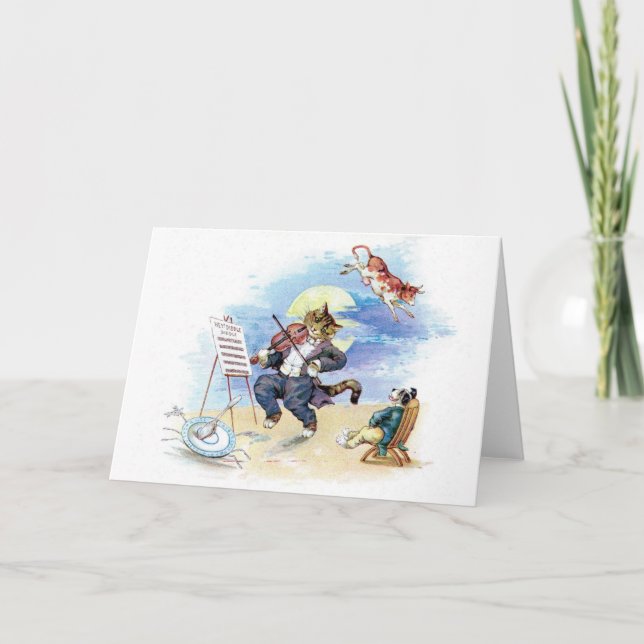 Hé, dupez, dupez la scène, carte de voeux (Devant)