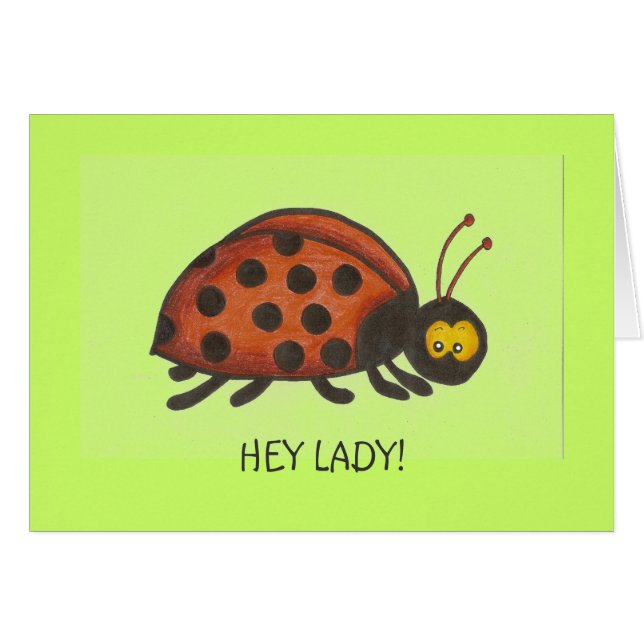 Hé Madame, Madame Bug Cards (Devant horizontal)