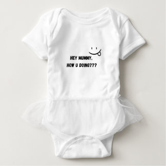 Hé Maman Comment Vas-Tu Body Bébé Drôle Et Mignon