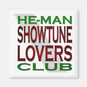 He-Man Showtune Lovers Club Magnet