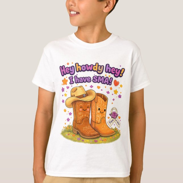Hé, salut ! J'ai un T-Shirt SMA (Devant)