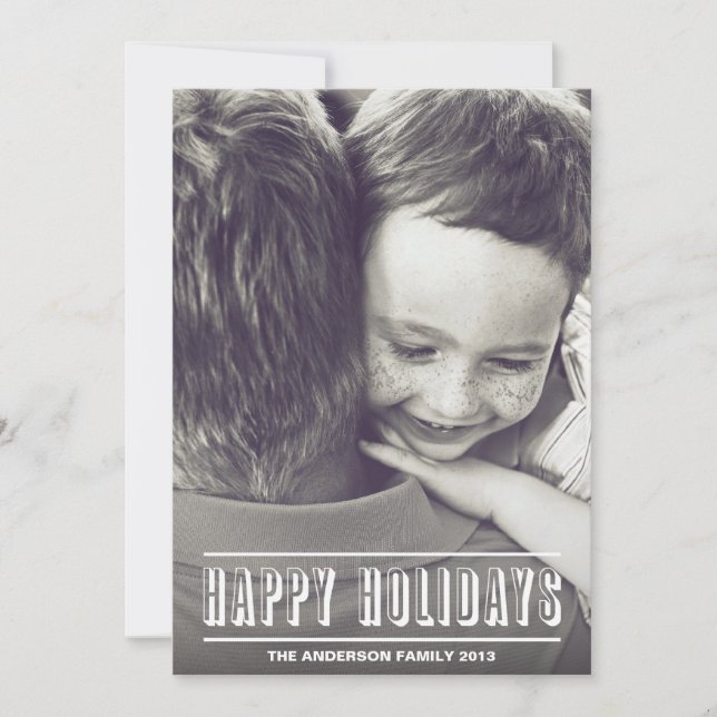 HEADLINE DE VACANCES | CARTE PHOTO VACANCES (Devant)
