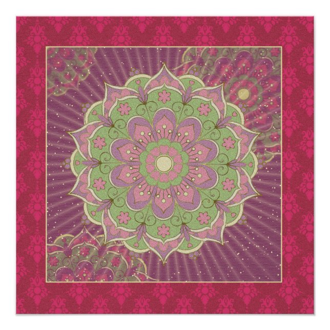 Healing Mandala - Poster (Devant)