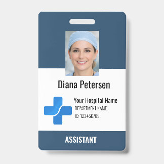 Healthcare Employee Custom Logo & Photo Badge