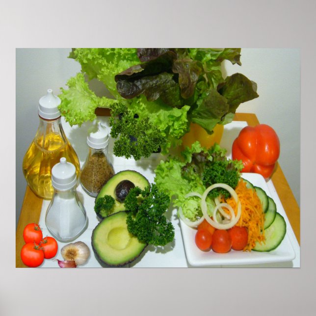 HEALTHY SALAD ~ Poster # 2 (Devant)