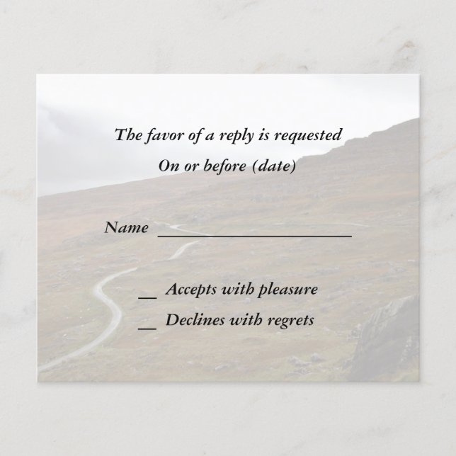 Healy Pass, Winding Road en Irlande. (Devant)