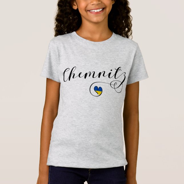Heart Chemnitz, I Love Chemnitz, Allemagne T-shirt (Devant)