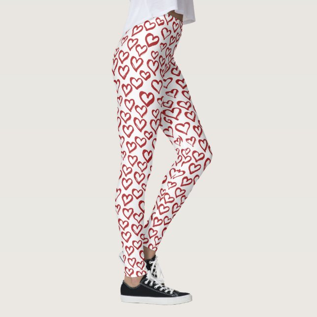 Heart Doodles leggings (Droite)