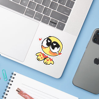 Heart emoji drôle réaction mème internet Sticker