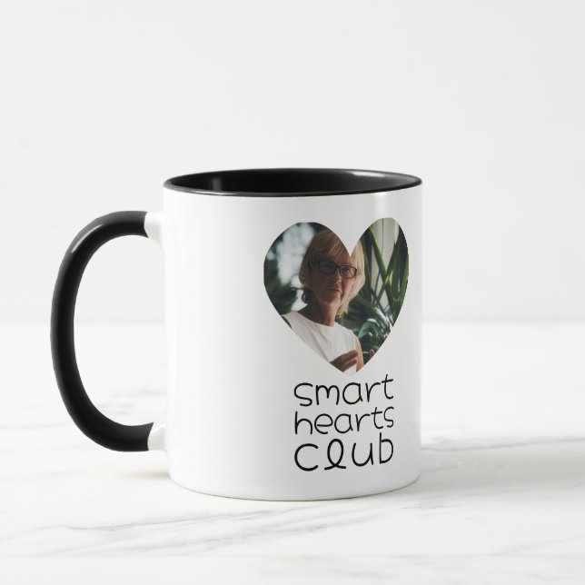 Heart Frame Photo Mug Teacher Appreciation Gift (Gauche)