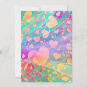 Heart Love Motif Pastel Design
