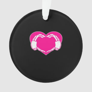 Heart Skeleton mains gothique Valentine classique