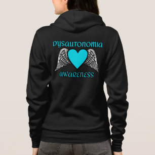 Heart/Wings...Dysautonomia Sweat - shirt à capuche