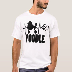 Heartbeat - Poodle - Dog Best Friend T-Shirt