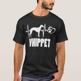 Heartbeat - Whippet - Dog Best Friend T-Shirt