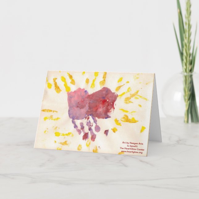 "HeartGlow" par la carte de voeux d'aria de Raegan (Devant)
