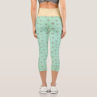 Hearts Capri Leggings