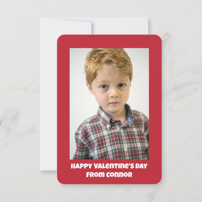 Hearts Classroom Photo Valentines cartes (Devant)