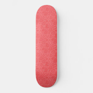 Hearts Skateboard Love - Rouge