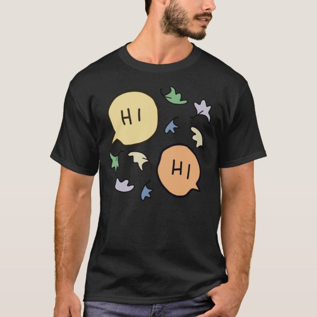 heartstopper hi with leaves Classic T-Shirt (Devant)